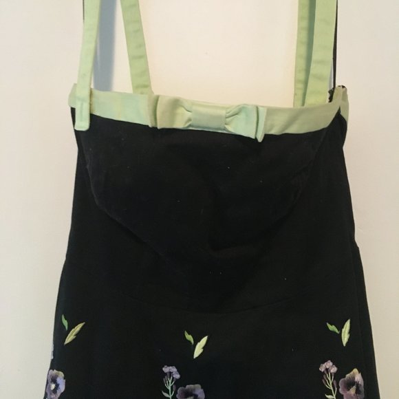 Black floral dress - Picture 5 of 5